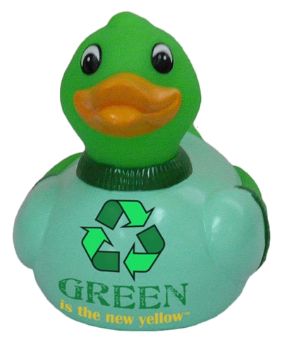 Mr Green CelebriDuck Rubber Duck Recycled *LAST ONE!*